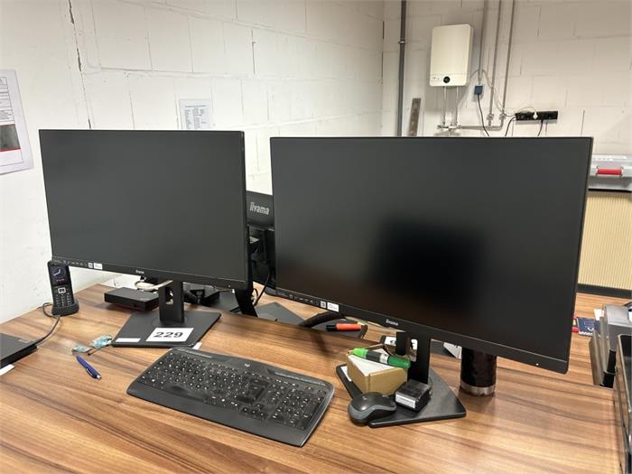 2 Flachbildmonitore Iiyama